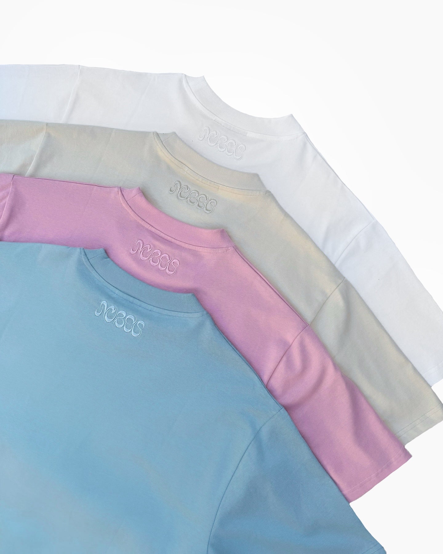 EMBOSSED TEE - LIGHT PINK